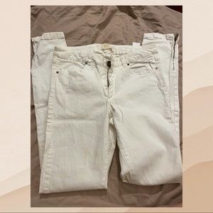 Zara white skinny jeans